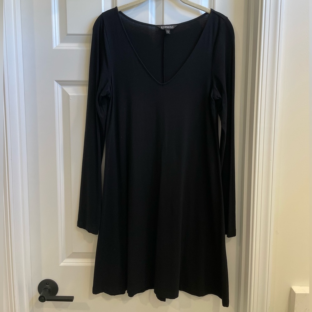 Black Express Skater Dress